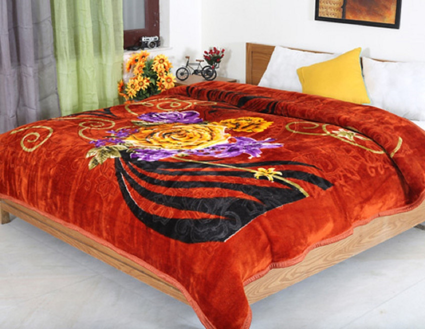 bhg Floral Single Mink Blanket for Heavy Winter Buy bhg Floral Single Mink Blanket for Heavy Winter Online at Best Price in India Flipkart