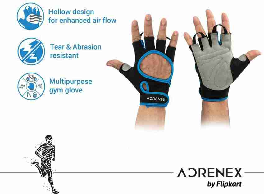 Adrenex by Flipkart Foam Padded Open Cut Gym Fitness Gloves with Wrist Support Buy Adrenex by Flipkart Foam Padded Open Cut Gym Fitness Gloves with Wrist Support Online at Best Prices in India Fitness...