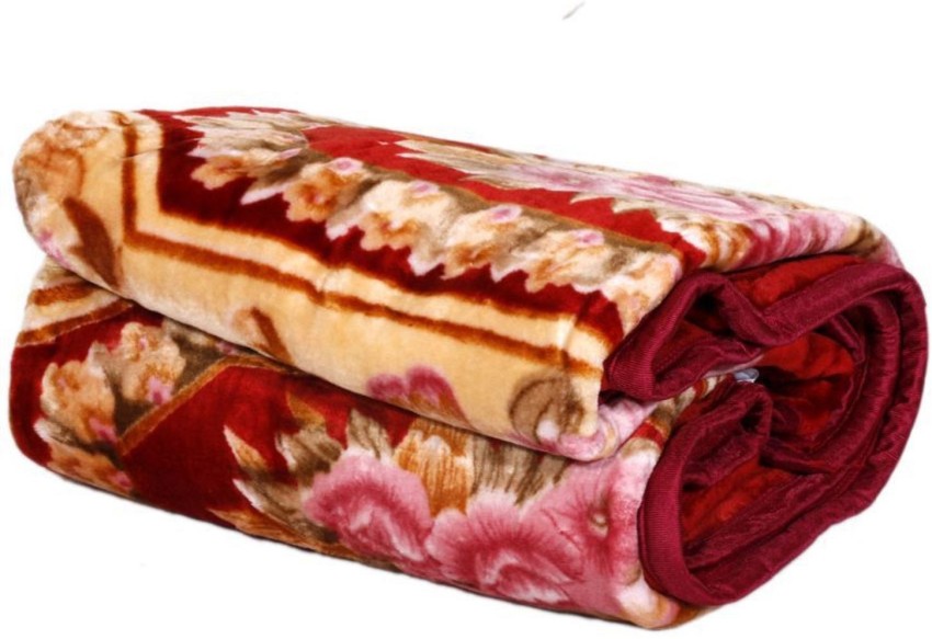 Shopping Store Floral Single Mink Blanket for Heavy Winter - Buy Shopping  Store Floral Single Mink Blanket for Heavy Winter Online at Best Price in  India