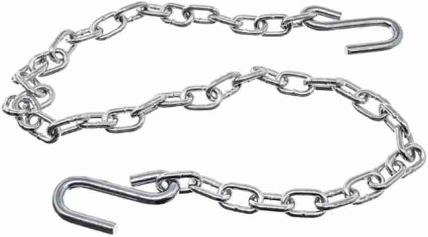 PMW Stainless Steel - 2 x S Hooks + 3 Ft Links Chain - Capacity