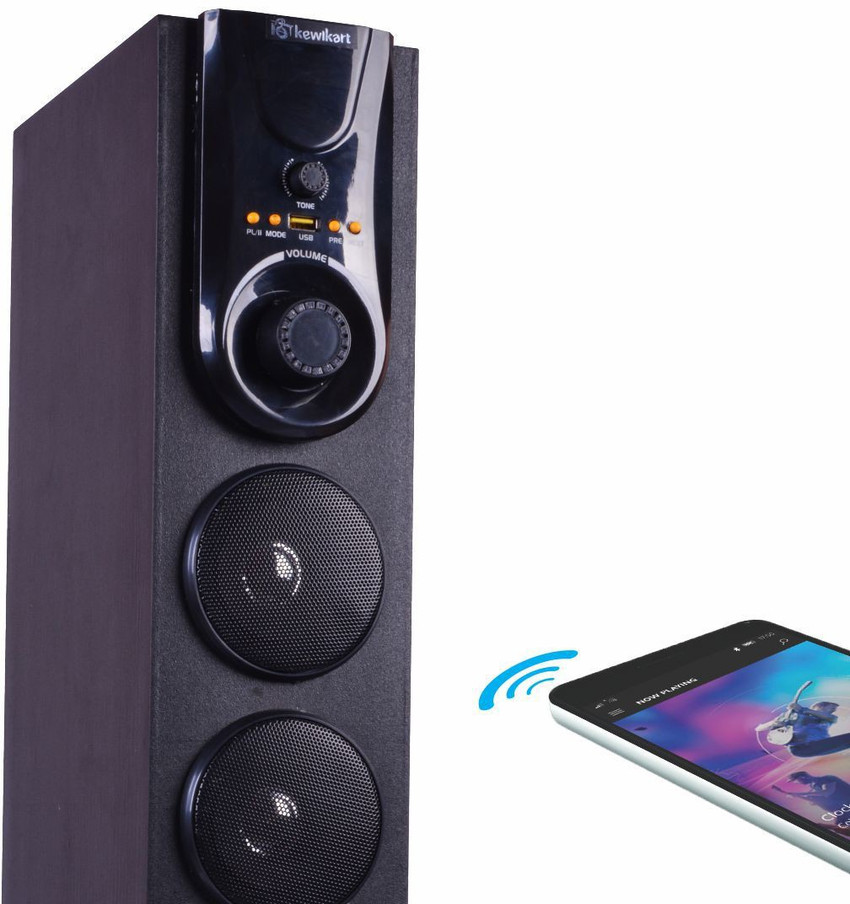 Kewl kart hi fi dj 500 w with 1 4.25 woofer and 18000 pmpo multimedia bluetooth tower speaker hotsell