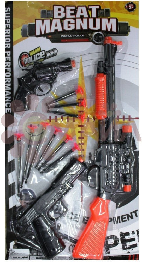 Planet of Toys Set of 3 Superior Performance World Police Soft