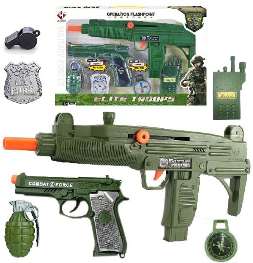AK47 Army Rifle Gun Toy, Pretend Play Toy, Sound Action, 22 Inches