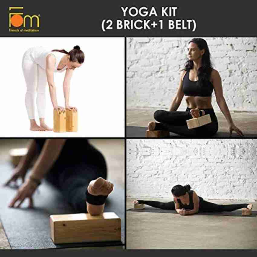 Yoga Block Yoga Belt Combo Suitable Beginners Experience - Temu
