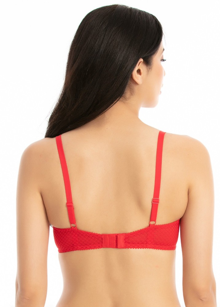 Buy Zivame Padded Wirefree T-Shirt Bra - Maroon Online at Low