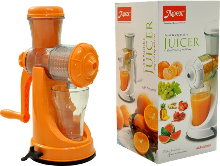 APEX Plastic Fruit and Vegetable Hand Juicer Price in India Buy APEX Plastic Fruit and Vegetable Hand Juicer online at Flipkart