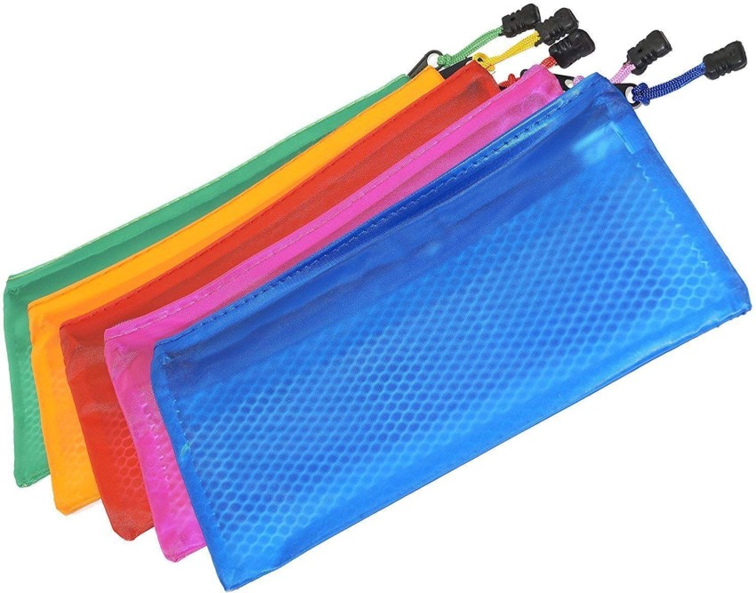 2 Pack Pencil Box, Assorted Color, Plastic Pencil Case For Kids