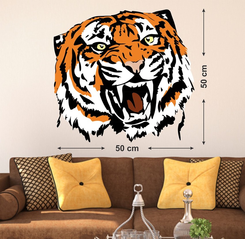 Realistic Tiger 3D Wall Stickers - 3D Wall Stickers