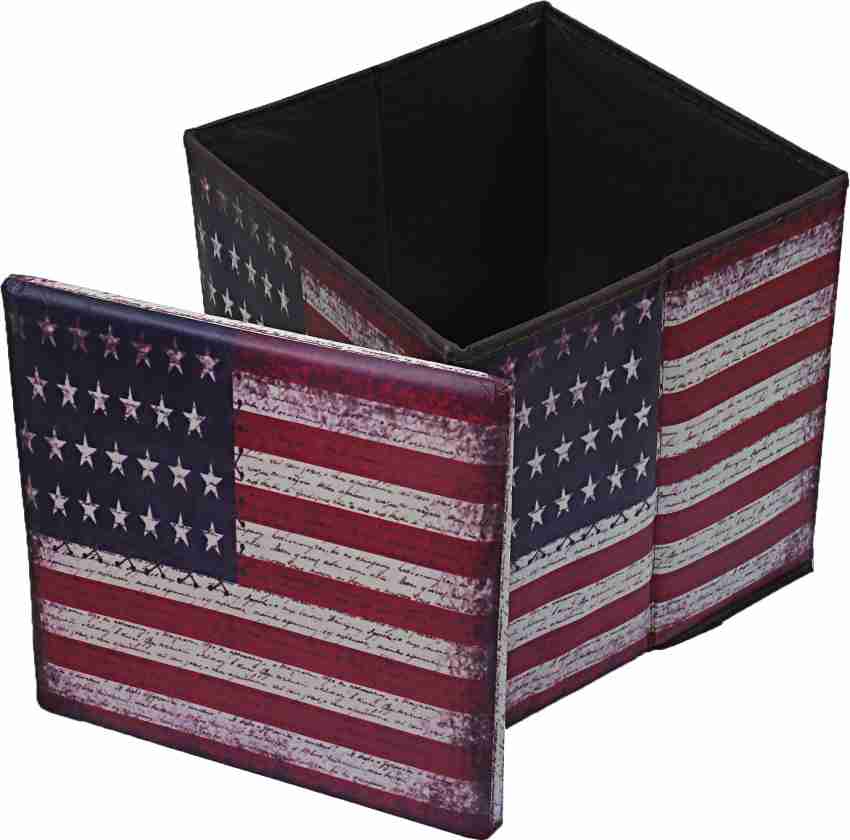 Kuber Industries Storage Stool, Foldable Storage Box