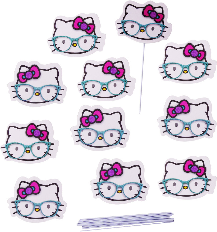 Hello Kitty Face Printable Hello Kitty Cupcake Toppers, 58% OFF