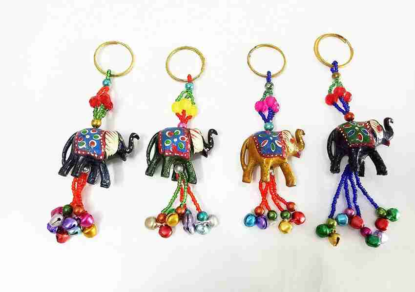 Indian elephant keychain best sale