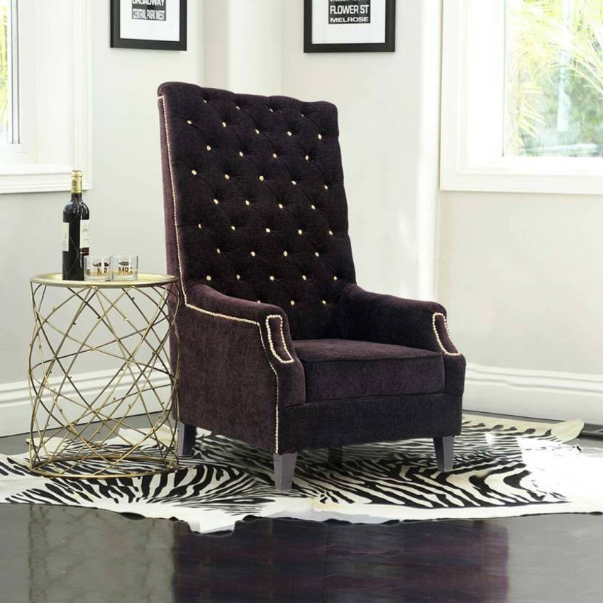 PRIMROSE Maharaja High Back Chair Solid Wood Living Room Chair