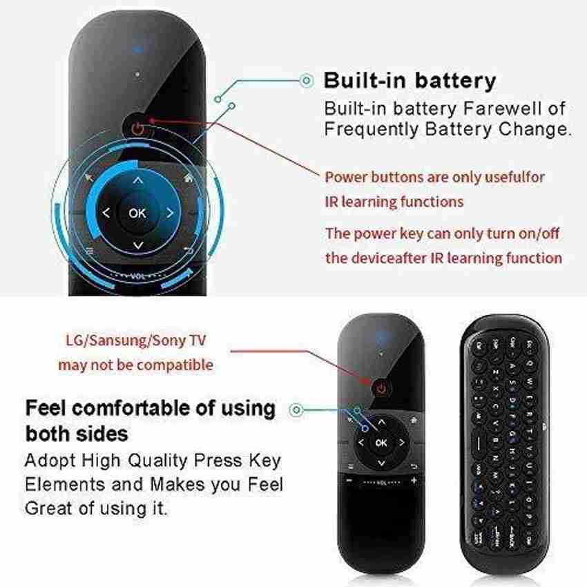 Bhavi Mini Air Mouse Remote 2.4G Smart TV Wireless Keyboard FOR