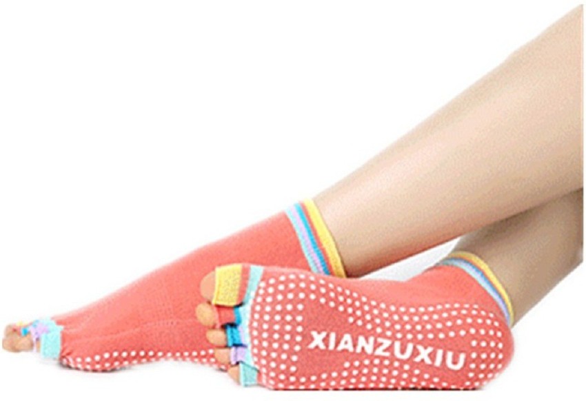 Fivetoes Cotton Yoga Socks Exercise Sports Pilates Massage Non