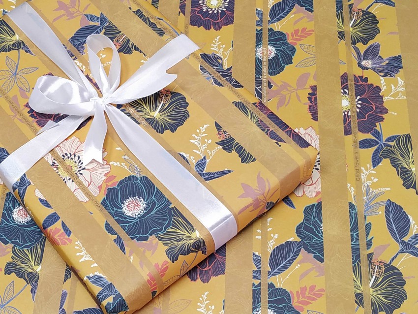 Buy SATYAM KRAFT 5 Pcs Floral Design Gift Wrapping Paper for Valentine gift  (Mix Designs) Online at Best Prices in India - JioMart.