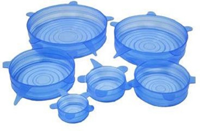 60 Pack Silicone Stretch Lids 2.6 Inch Reusable Silicone Lids Microwave  Cover fo