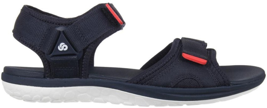 Clarks navy blue discount sandals