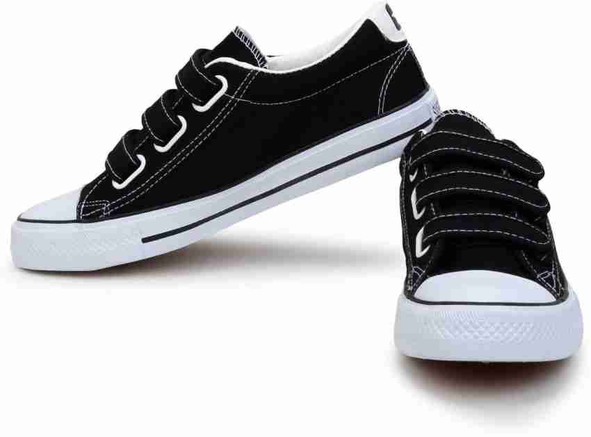 Mens velcro 2025 canvas shoes