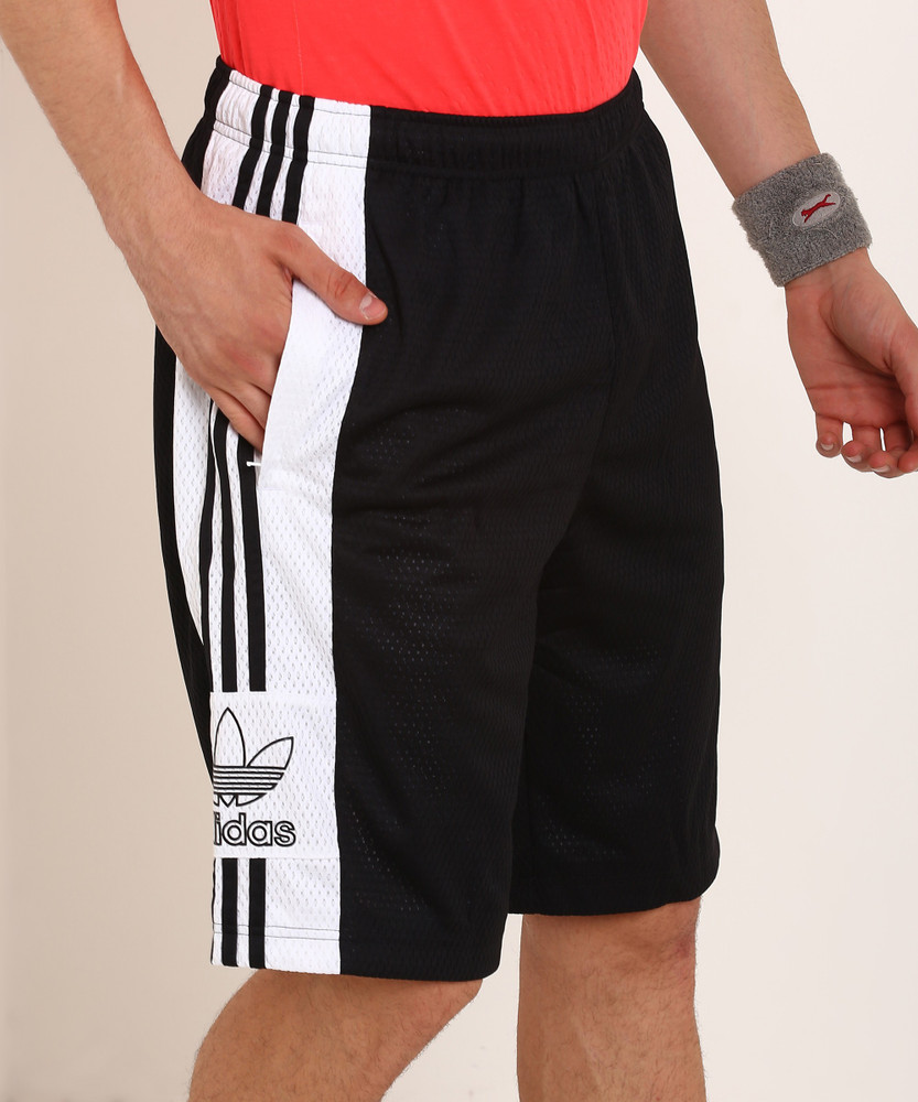 ADIDAS ORIGINALS Color Block Men White Black Sports Shorts Buy ADIDAS ORIGINALS Color Block Men White Black Sports Shorts Online at Best Prices in India Flipkart