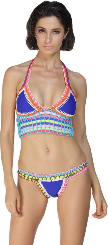 Crochet neoprene bikini on sale