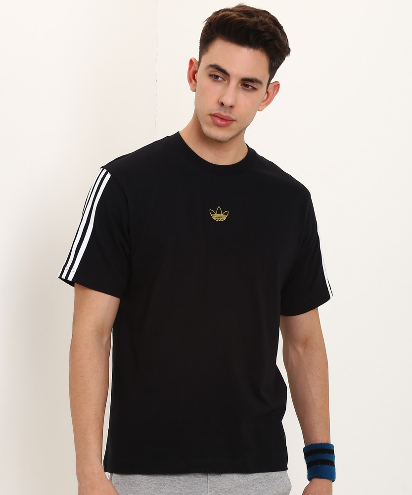 adidas floating trefoil tee