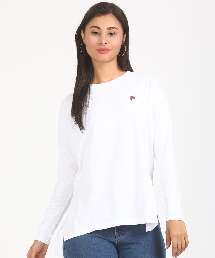white full sleeve t shirt flipkart
