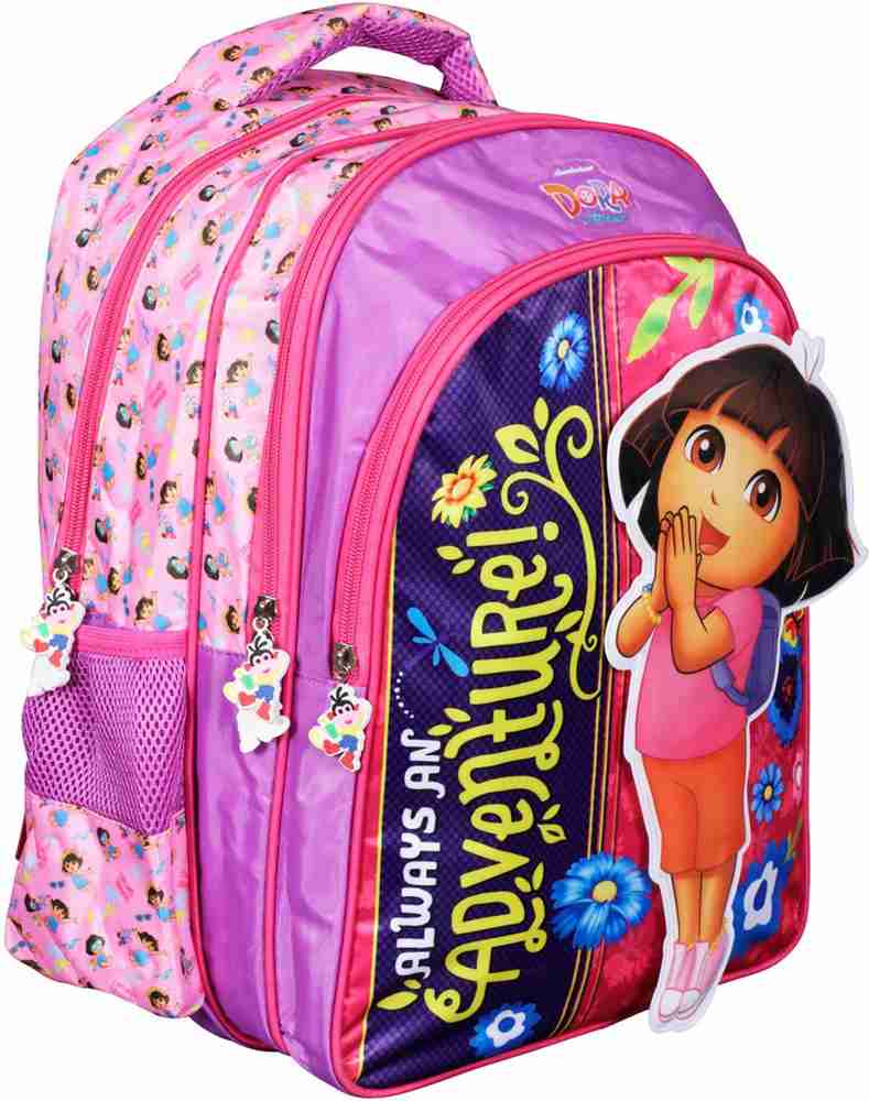 Flipkart Dora the Explorer Velcro Pre School Nursery LKG UKG 1st std School Bag School Bag