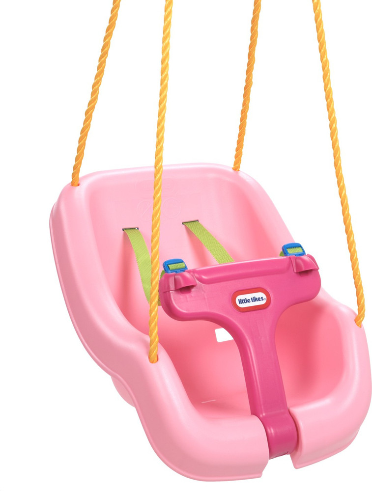 Little Tikes 2 in 1 Snug n Secure Swing Pink Retail Packaging