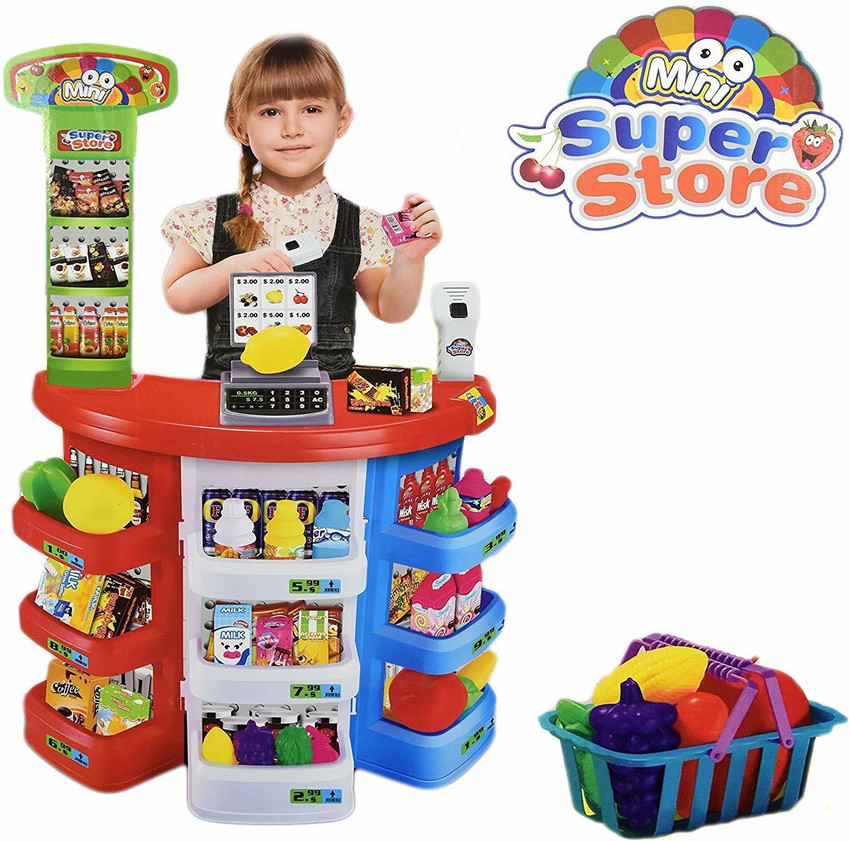 Smartcraft Mini Super Store Shop Kids Role Play Supermarket
