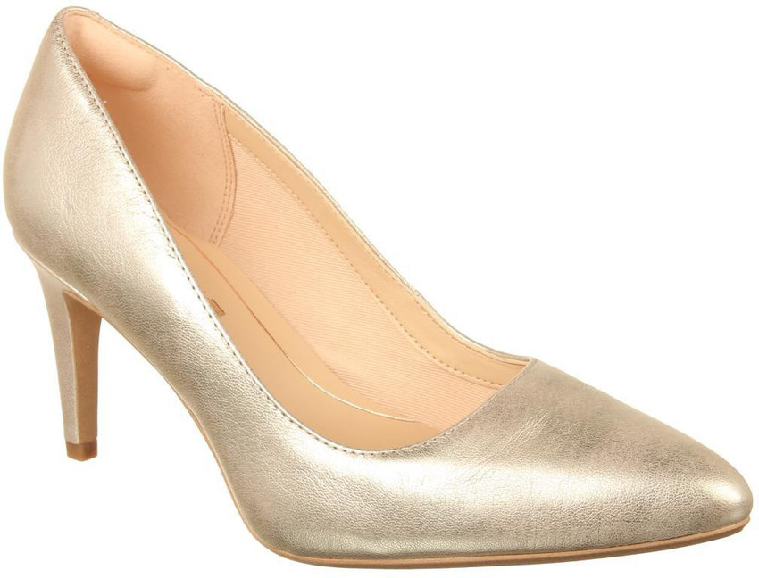 Clarks heels gold new arrivals