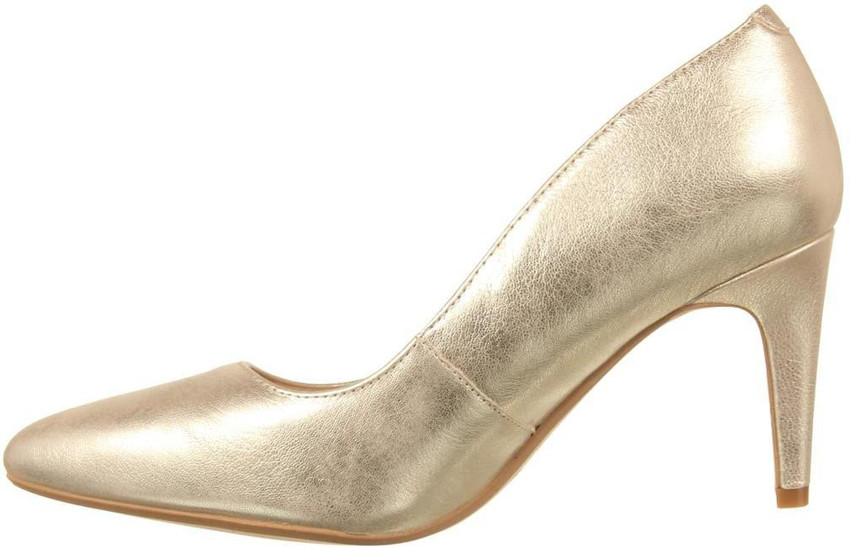 Clarks gold heels top