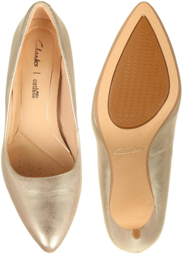 Clarks new arrivals gold heels
