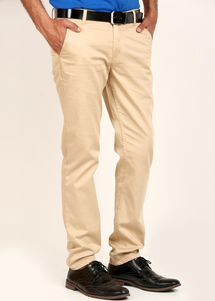 Bold Street Slim Fit Men Beige Trousers  Buy Bold Street Slim Fit Men  Beige Trousers Online at Best Prices in India  Flipkartcom