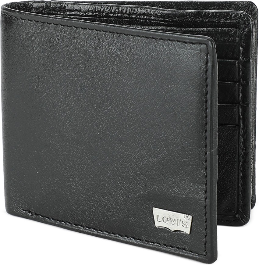 LEVI S Men Black Genuine Leather Wallet