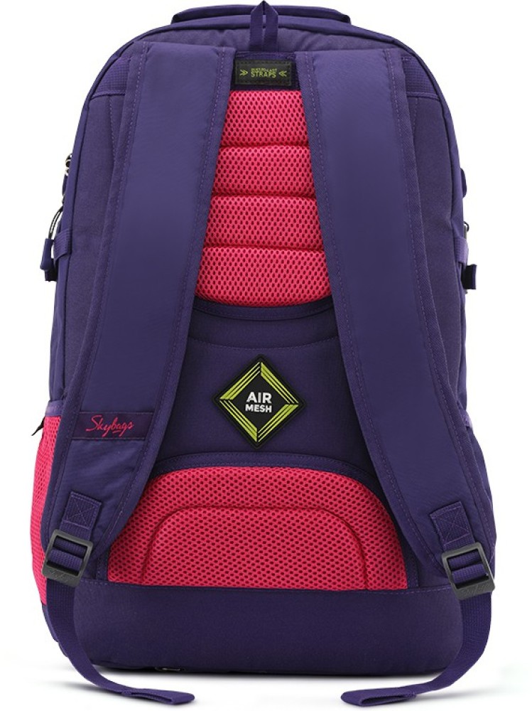 SKYBAGS CREW 06 SCHOOL BAG (E) PURPLE 33 L Laptop Backpack Purple