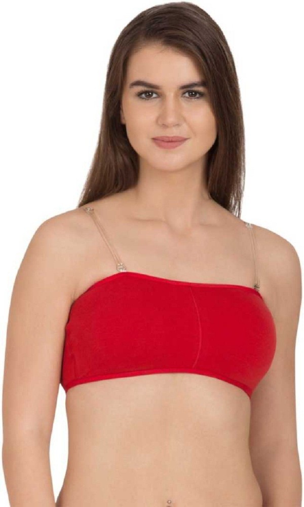 ChiYa by Multiway Back Cross Straps Padded Bandeau Net Fancy Lace Tube Bra  Padded with Soft Removable Foam Cups For Women Bandeau/Tube Heavily Padded  Bra - Buy ChiYa by Multiway Back Cross