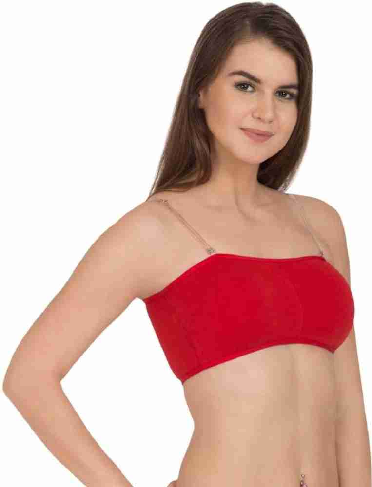 Piftif Women Bandeau/Tube Non Padded Bra - Buy RED BABYPINK YELLOWW Piftif  Women Bandeau/Tube Non Padded Bra Online at Best Prices in India