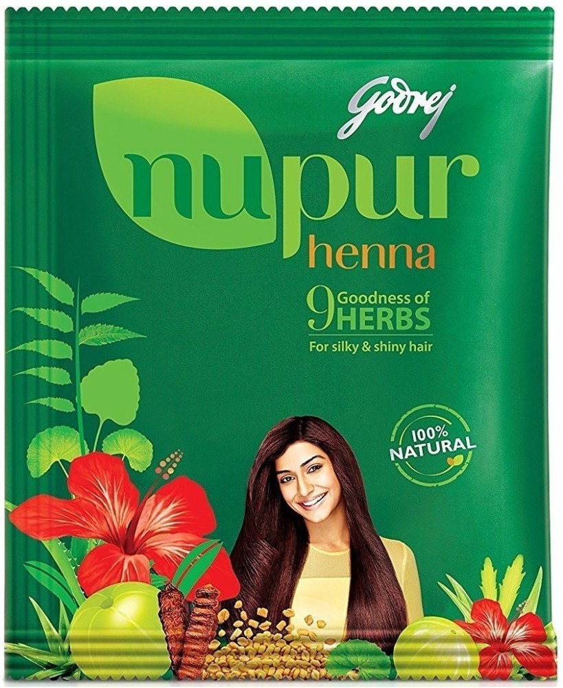 Godrej Nupur Heena Mehendi With Goodness Of 9 Herbs 120gm | Super India