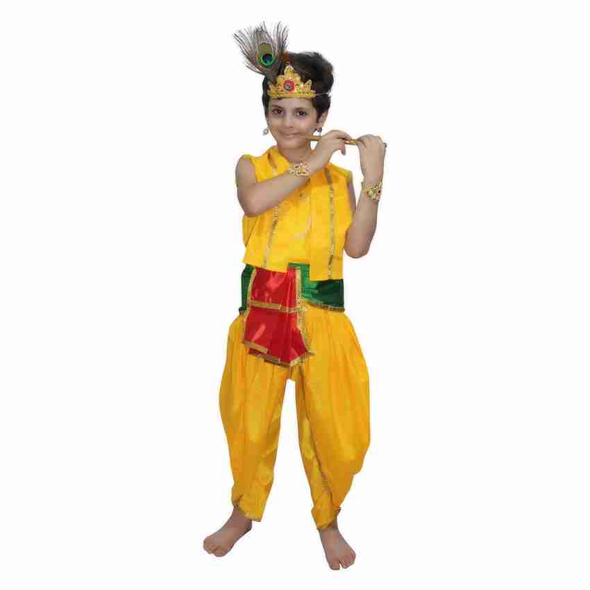 Krishna dress for on sale 3 year old