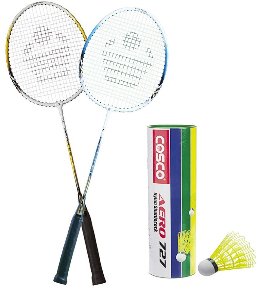 COSCO CB-90 Racquet With Aero 727 Shuttle Badminton Kit - Buy COSCO CB-90 Racquet With Aero 727 Shuttle Badminton Kit Online at Best Prices in India 