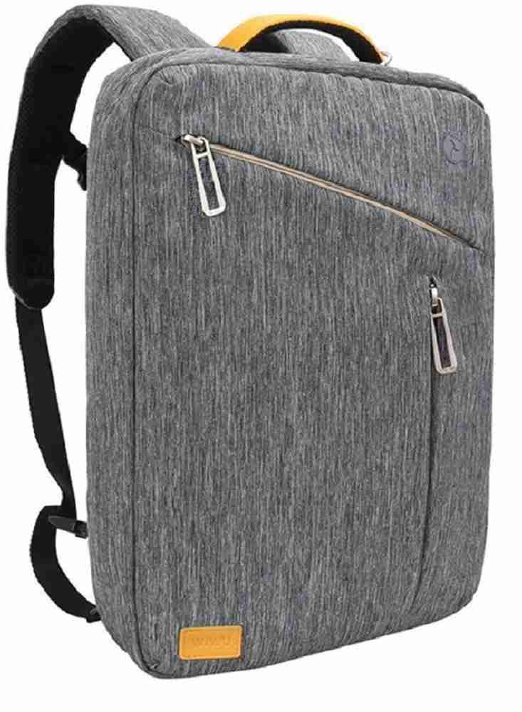 WIWU 15.6 inch Expandable Laptop Backpack Grey Price in India Flipkart