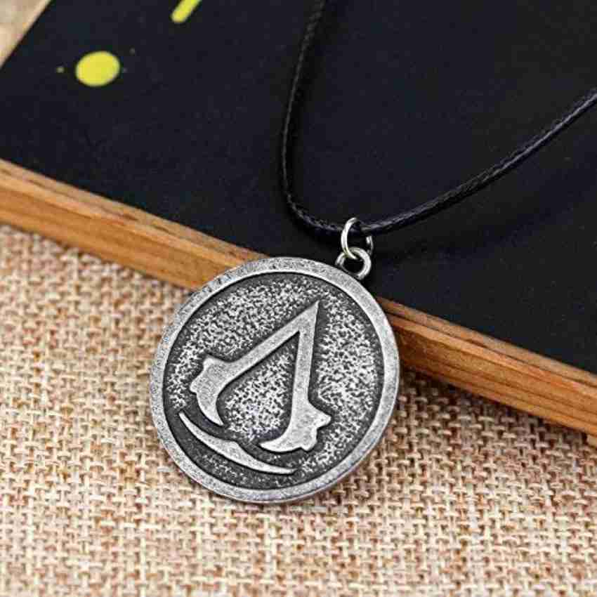 Happy GiftMart Assassin Creed Logo Antique Silver Alloy Pendant