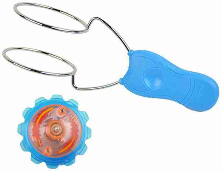 Quinergys Flashing Magnetic Yoyo Gyro Spinning Wheel Toy