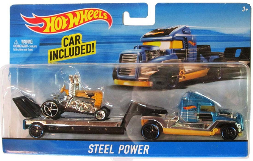 Hot wheels blue truck top