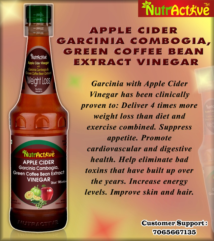 NutrActive Weight Loss Formula Apple Cider with Garcinia