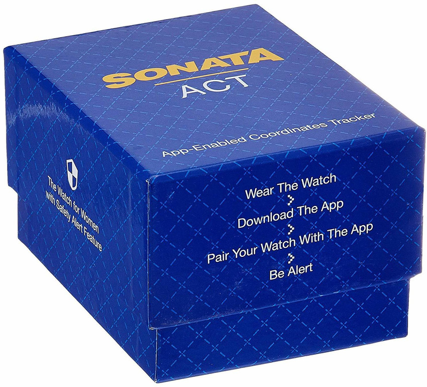 Sonata watch discount for women's safety