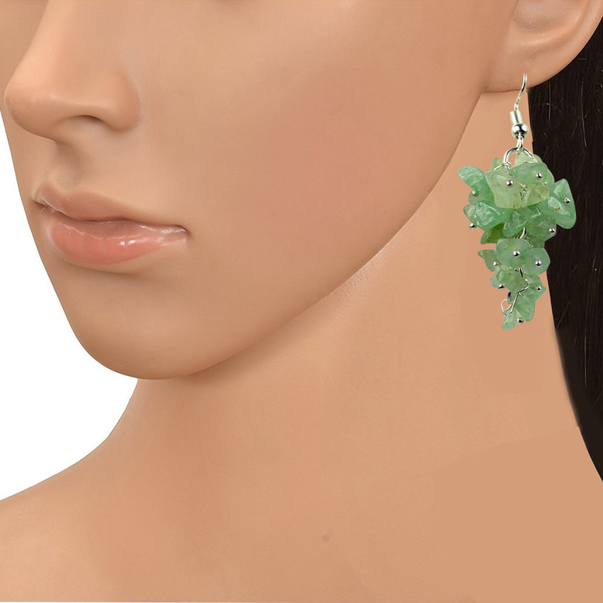 Antique outlet jade earrings