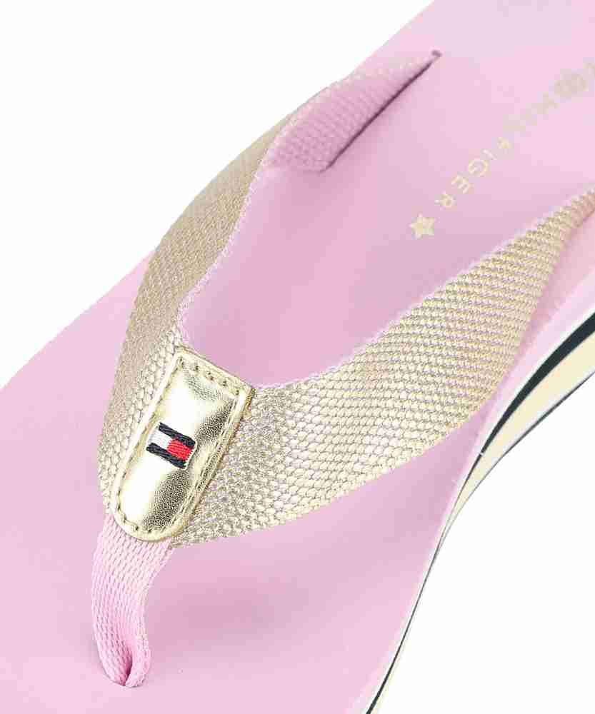 Tommy metallic high shop wedge sandal