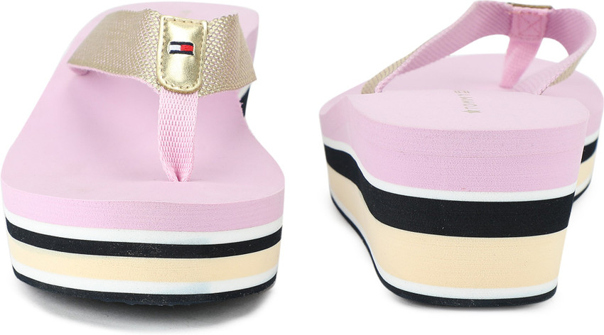 Tommy metallic high wedge sandal online