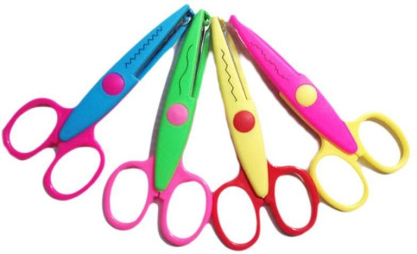 Childrens Pinking Scissor Zig Zag Cut Craft Scissors Kids Scissors Crafts